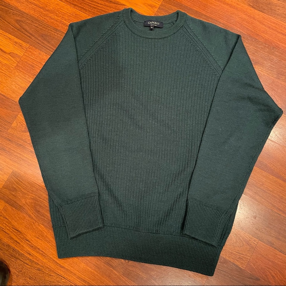 Canali Italian Merino Fine Wool Sweater